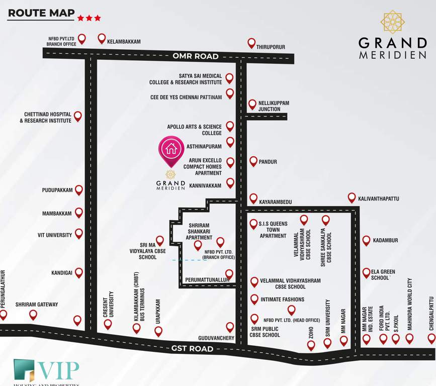  grand meridien Location Plan