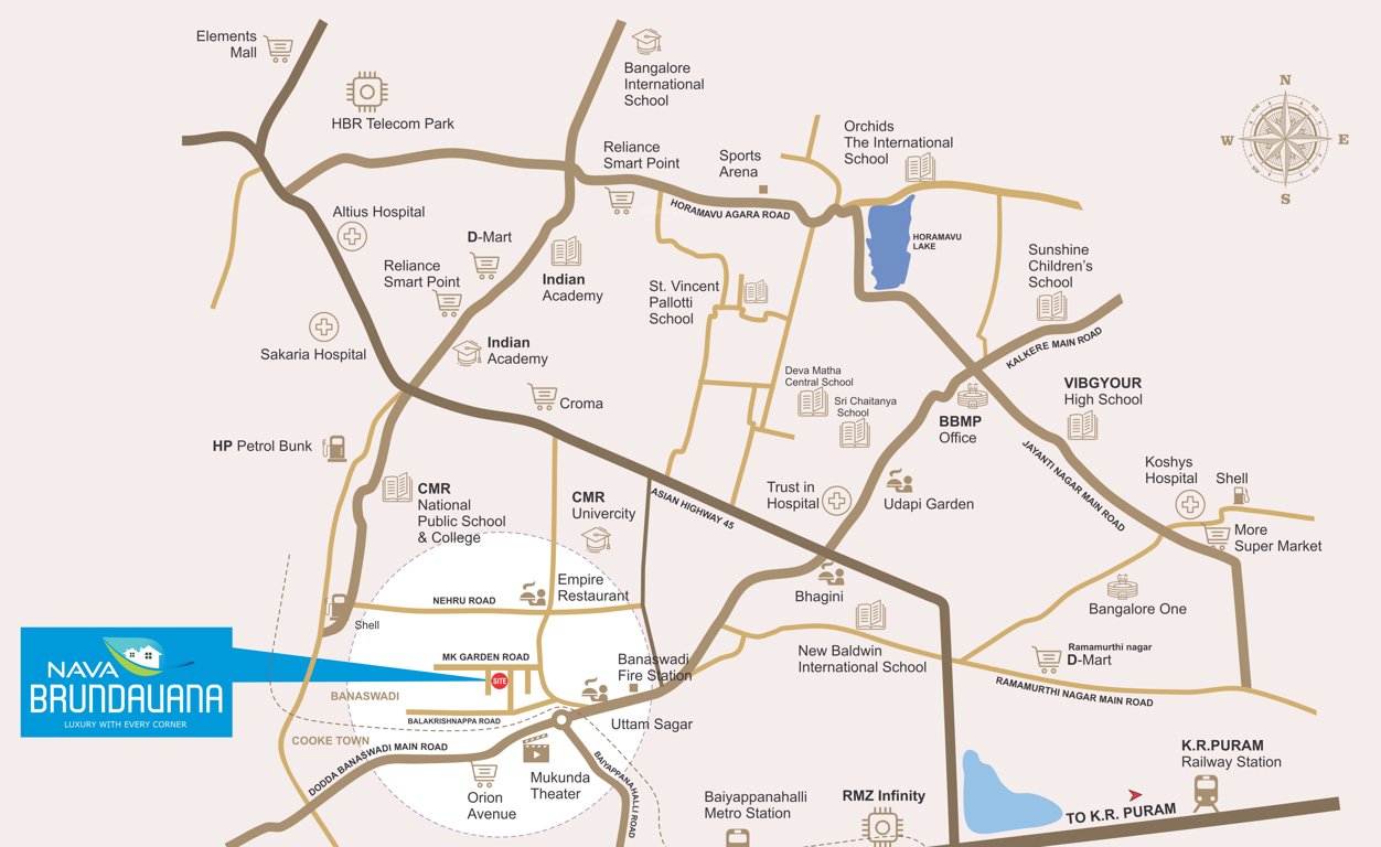  brundauana Location Plan