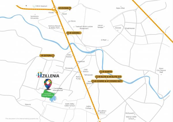  41zillenia Location Plan