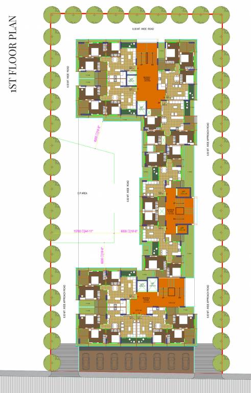  one 26 Block A, B & C Cluster Plan for 1st Floor