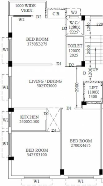  chowrasta Abasan Typical Chowrasta Cluster Plan