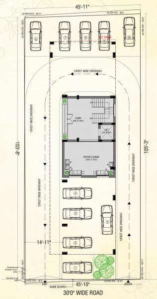  jaanvee Jaanvee Cluster Plan For Ground Floor