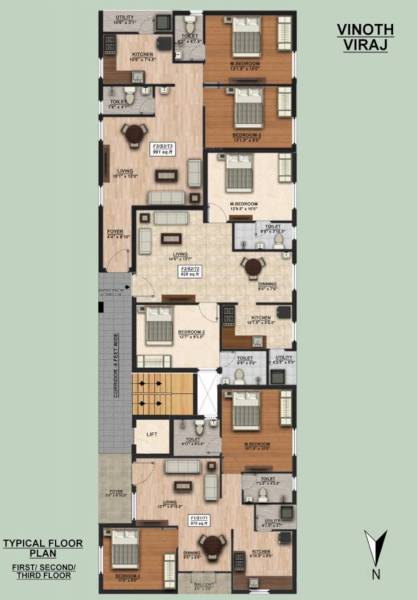 Viraj Cluster Plan from 1st to 3rd Floor viraj Viraj Cluster Plan from 1st to 3rd Floor