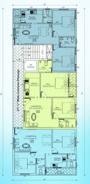  asthalakshmii Asthalakshmii Cluster Plan for 3rd Floor