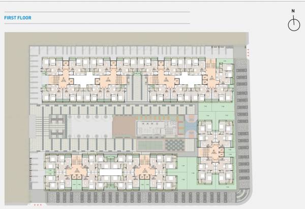  aer Block A,B,C,D,E,F&G Cluster Plan for 1st Floor