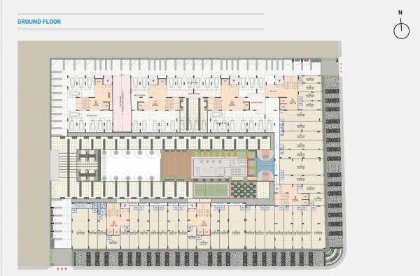  aer Block A,B,C,D,E,F&G Ground Floor Cluster Plan