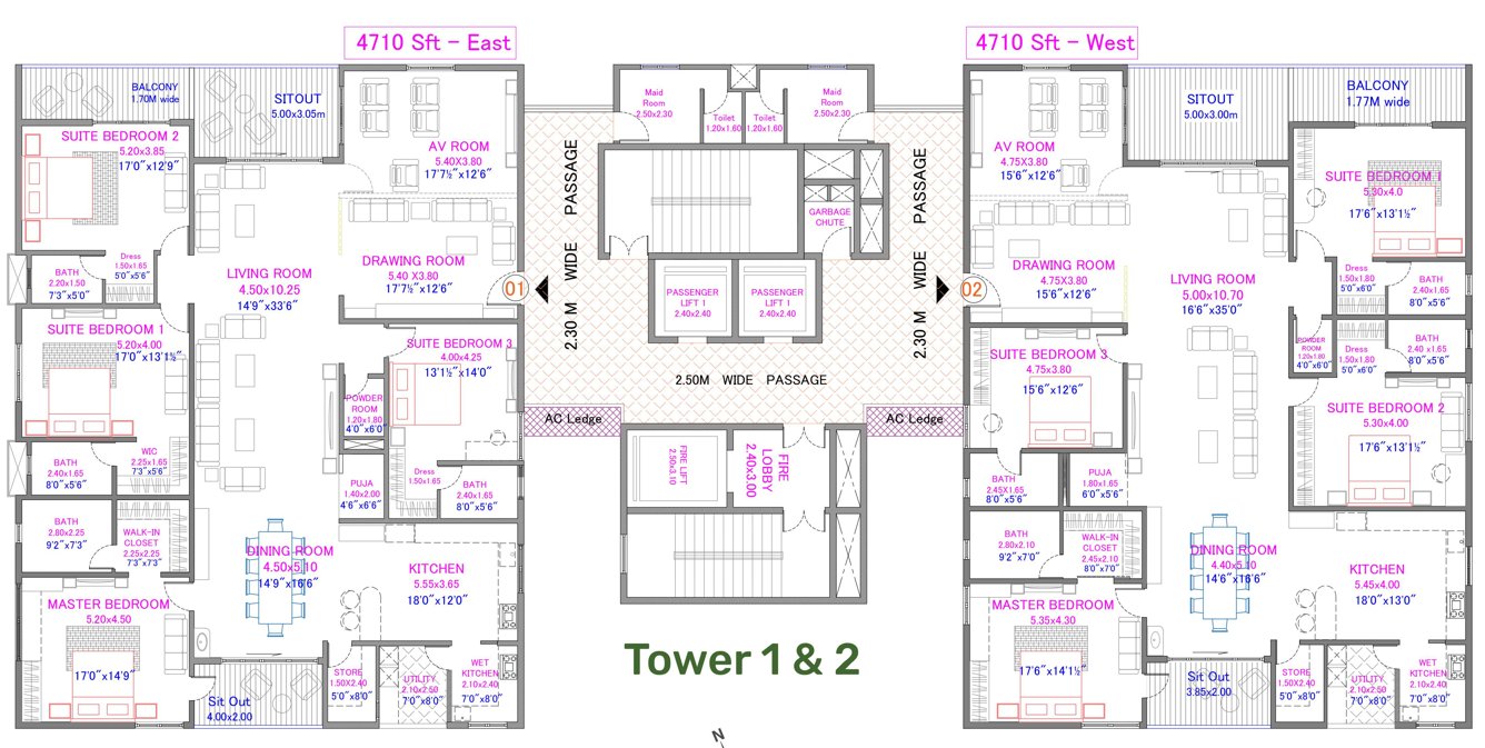  srias iwa Cluster Plan From 1st To 2nd Floor