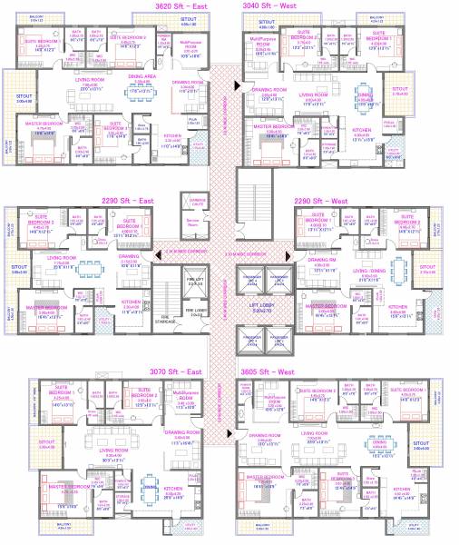  srias-iwa Cluster Plan From 3rd To 5th Floor