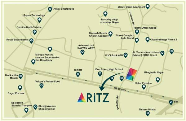  ritz-tower-d-residential Location Plan
