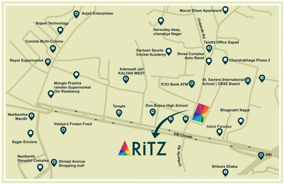  ritz tower d residential Location Plan