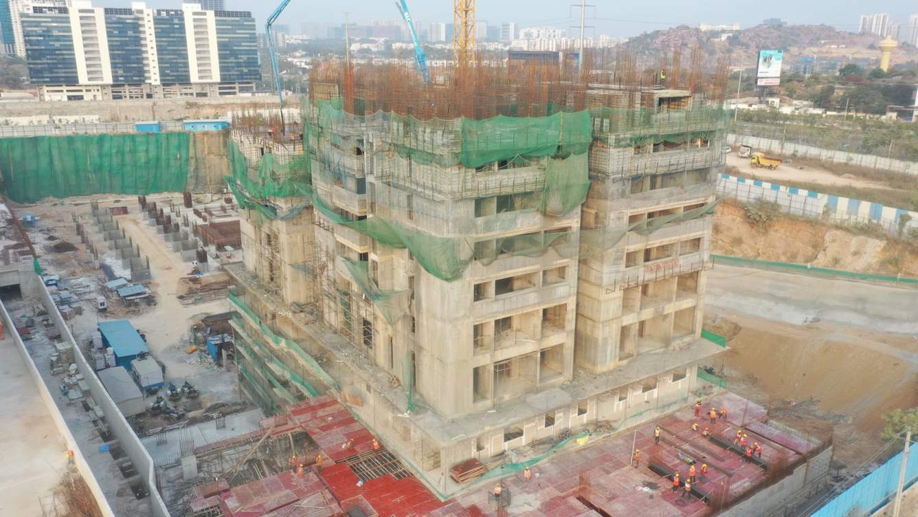 diamond towers Diamond Tower B Residential Construction Status Feb 24