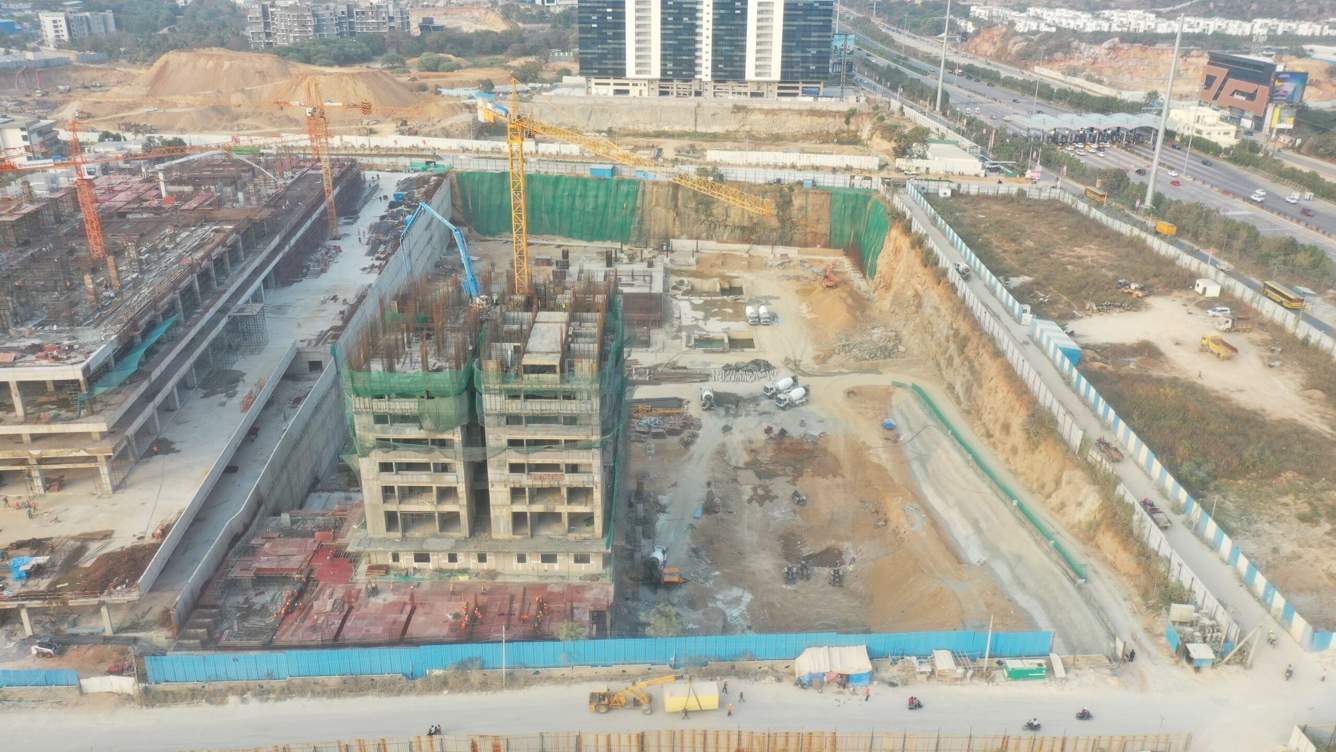 diamond towers Diamond Tower B Residential Construction Status Feb 24