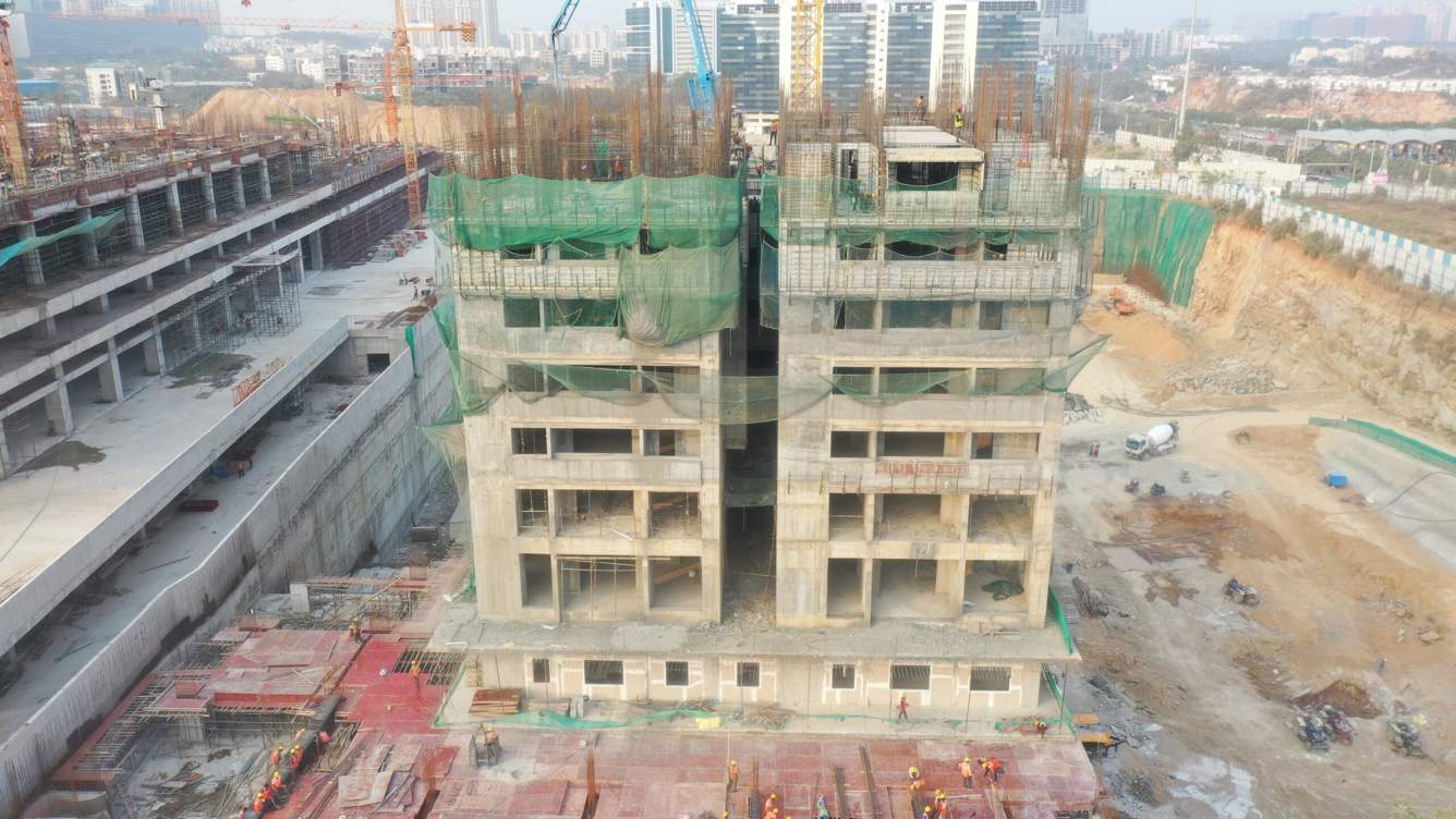 diamond towers Diamond Tower B Residential Construction Status Feb 24