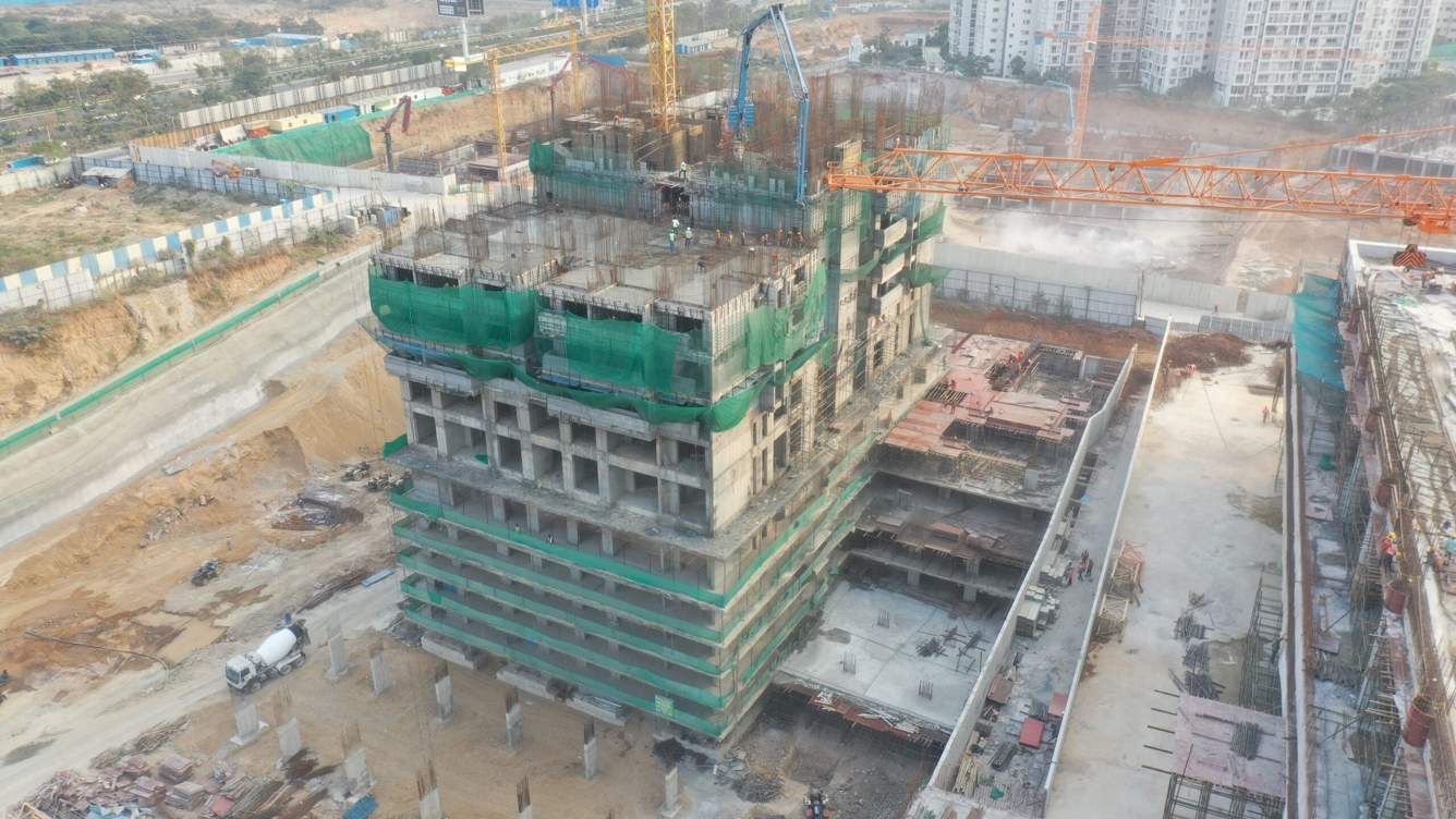 diamond towers Diamond Tower B Residential Construction Status Feb 24