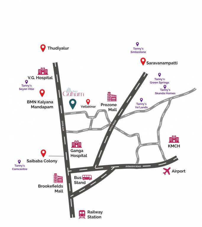 tanny s guham homes Location Plan