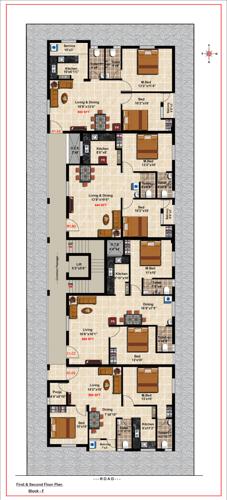  avyaa-block-f Avyaa Block F Cluster Plan from 1st to 2nd Floor