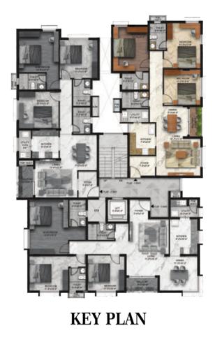 Majestica Cluster Plan from 1st to 5th Floor majestica Majestica Cluster Plan from 1st to 5th Floor
