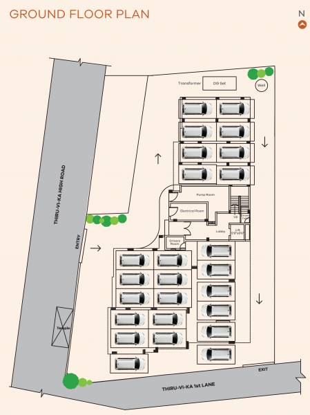  haridra Haridra Cluster Plan for ground Floor
