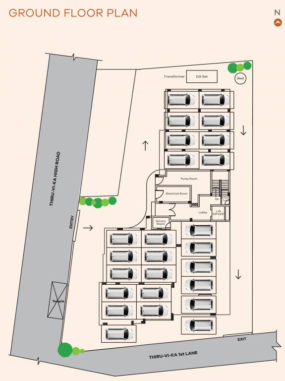  haridra Haridra Cluster Plan for ground Floor