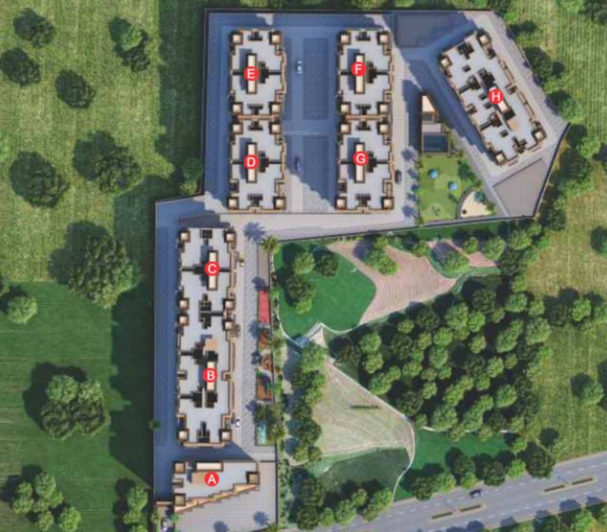  nexus gulmohar wing defg Layout Plan