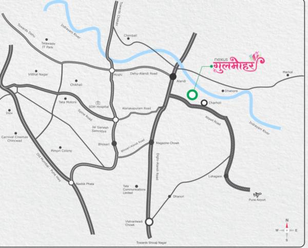  nexus-gulmohar-wing-defg Location Plan