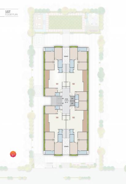  sharnam Cluster Plan For 1st Floor