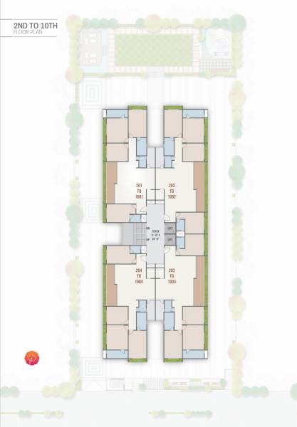  sharnam Cluster Plan From 2nd To 10th Floor