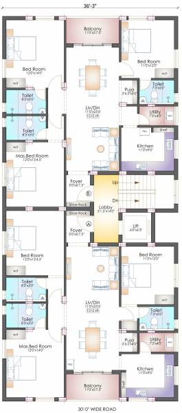  golden-glow Pushkarâ??s Golden Glow Typical Cluster Plan