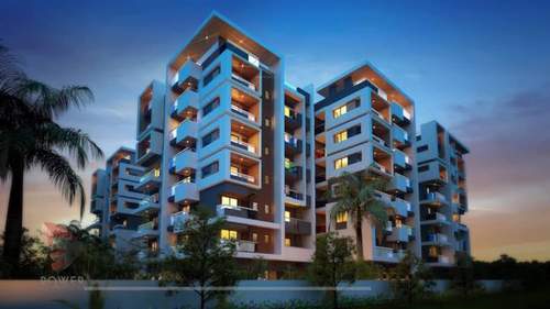 luxury-flats Elevation Elevation