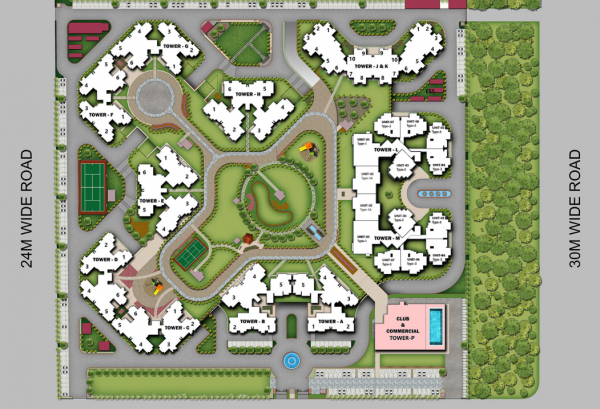  mirage-tower-l Layout Plan