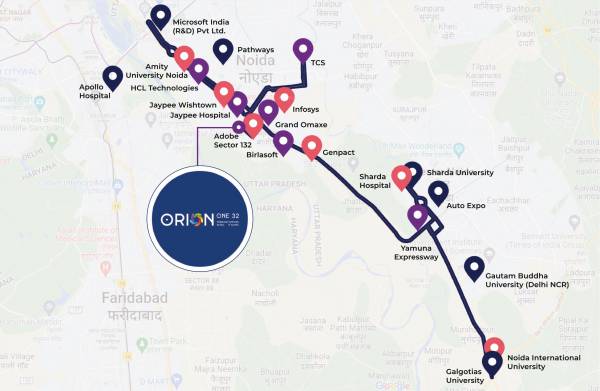  orion-one-32 Location Plan