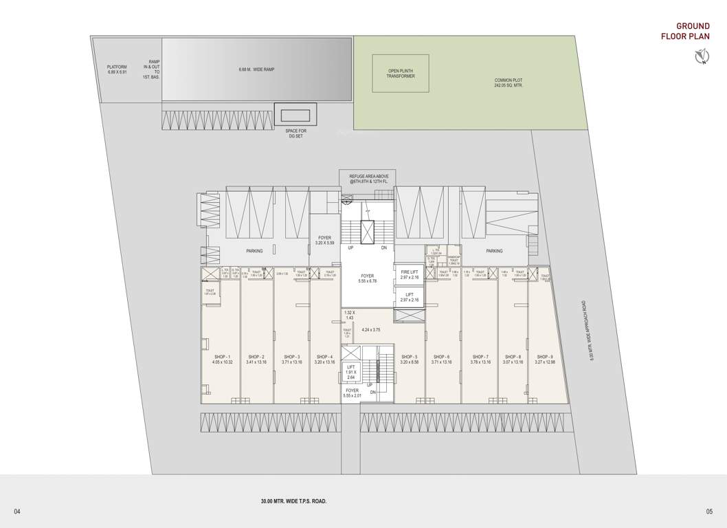  aatman Aristo Aatman Cluster Plan for ground Floor