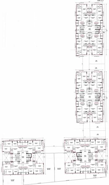  mahadev-lavish Block D,E,F & G Cluster Plan for 3rd Floor
