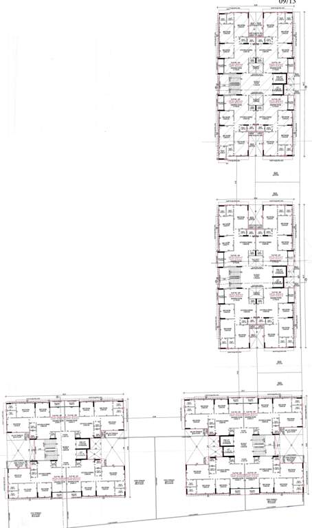  mahadev lavish Block D,E,F & G Cluster Plan for 3rd Floor
