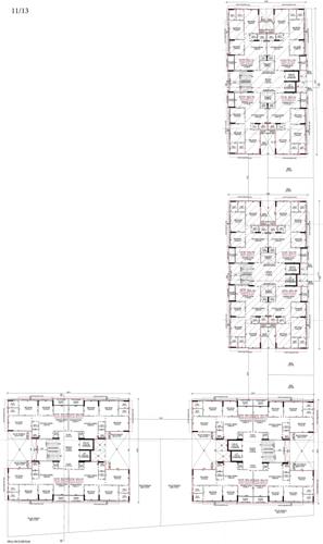  mahadev-lavish Block D,E,F & G Cluster Plan from 10th to 13th Floor