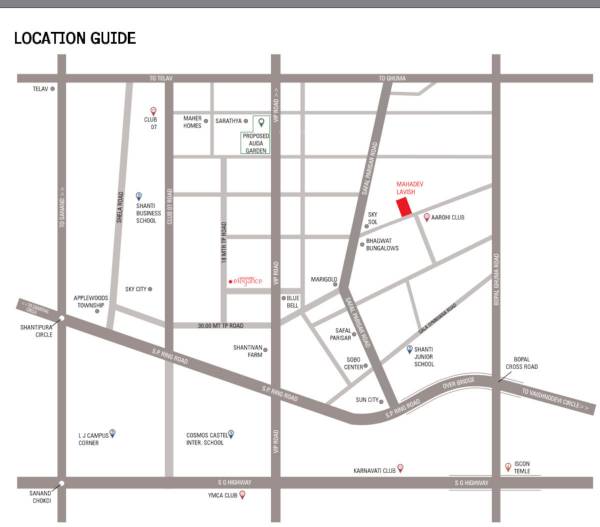  mahadev-lavish Location Plan