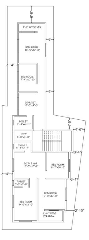  nigamalay 1 Nigamalay 1 Cluster Plan from 1st to 4th Floor
