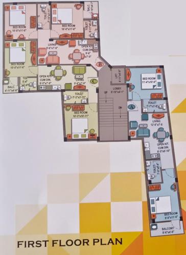  sabitri-villa Sabitri Villa Cluster Plan for 1st Floor