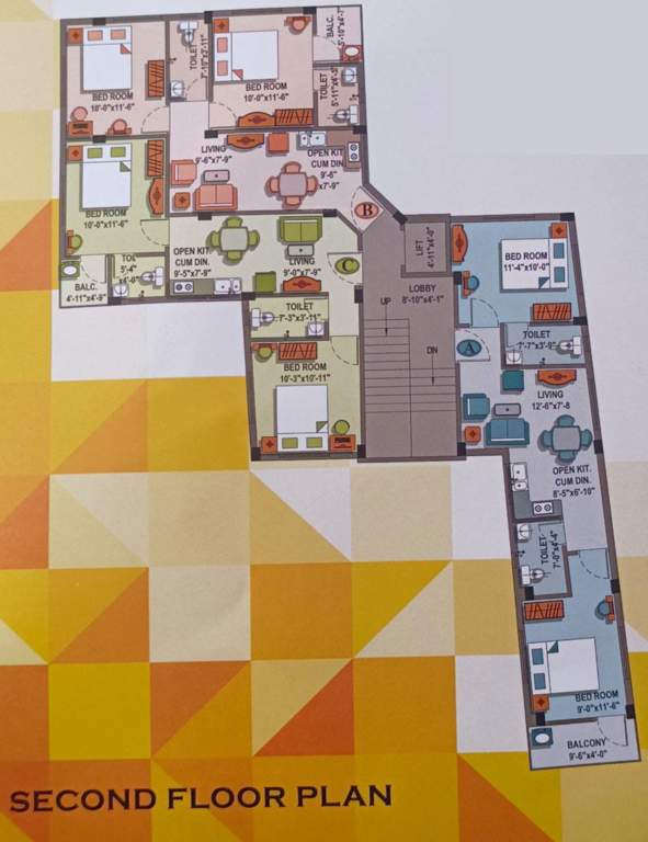  sabitri villa Sabitri Villa Cluster Plan for 2nd Floor