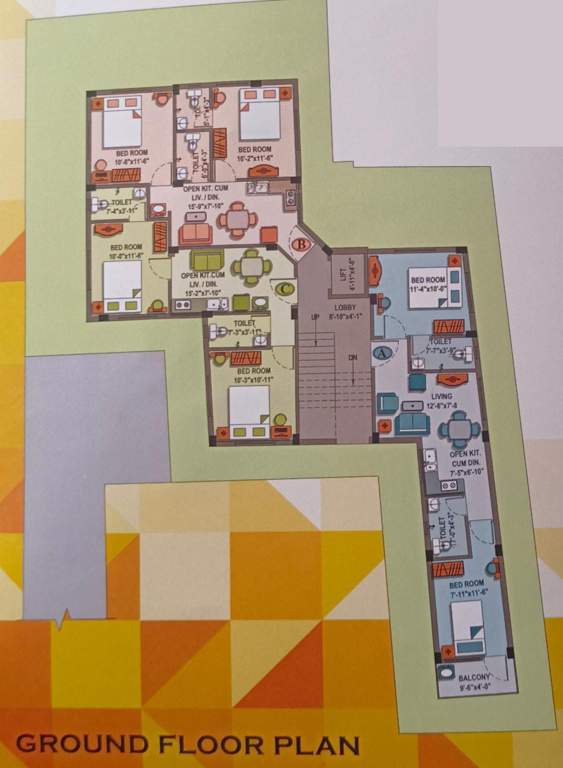  sabitri villa Sabitri Villa Cluster Plan for ground Floor