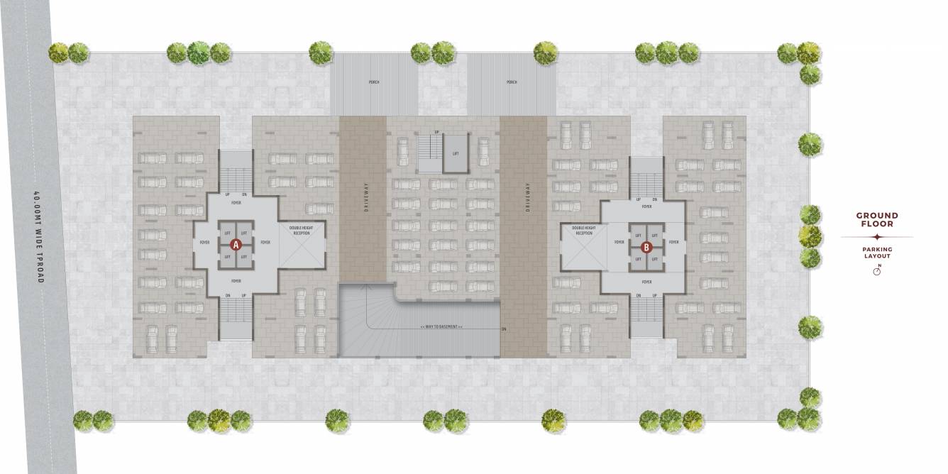  calice Block A B Cluster Plan