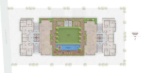  calice Block A-B Cluster Plan
