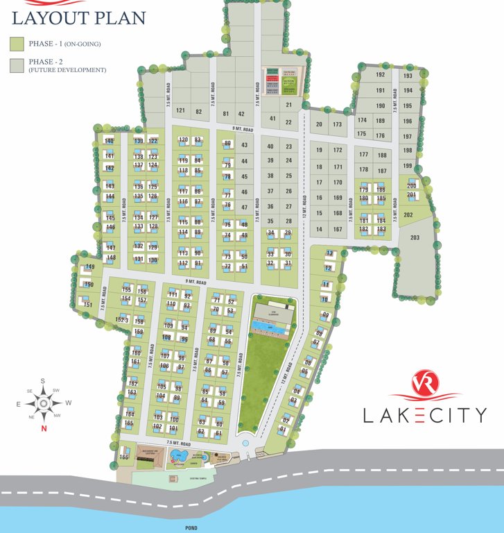  lake city Layout Plan