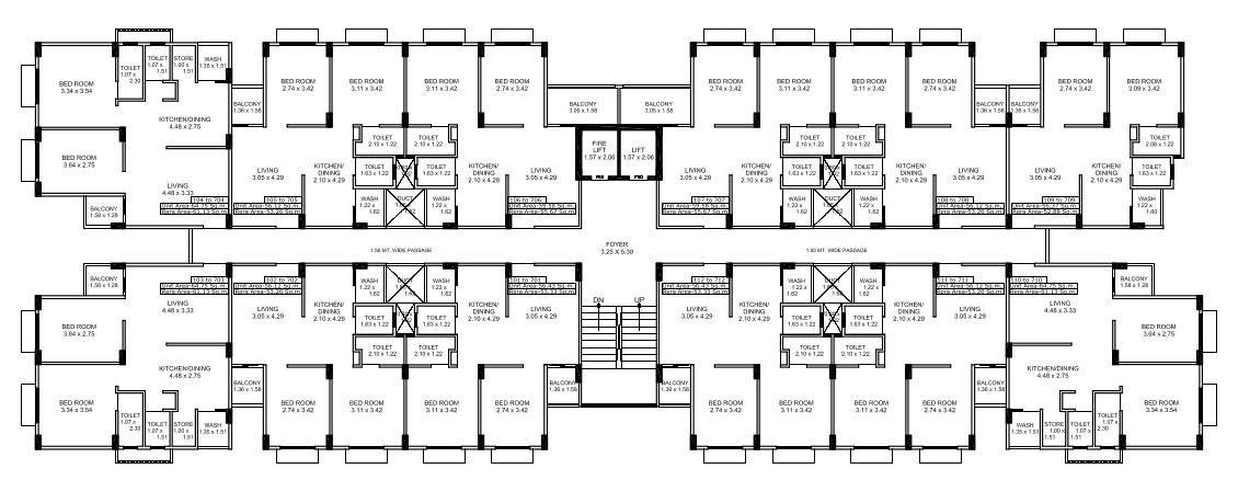  aatrey ivaan 4 Block B Cluster Plan from 1st to 7th Floor