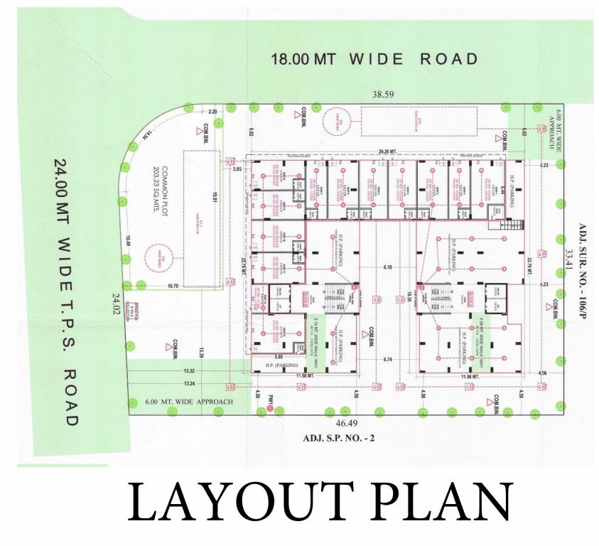  homes Layout Plan