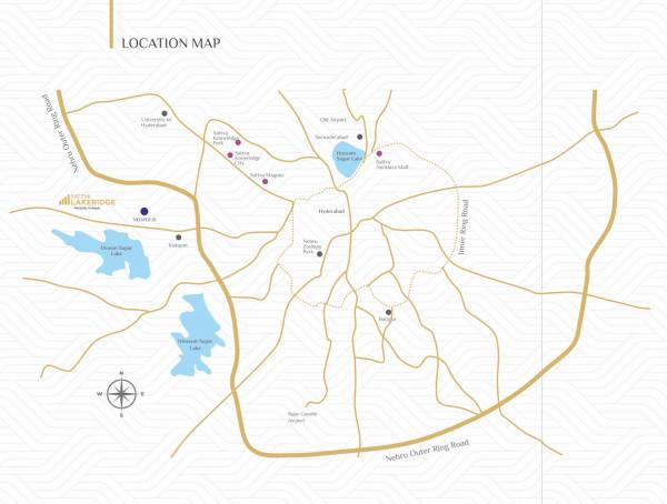  sattva-lake-ridge Location Plan