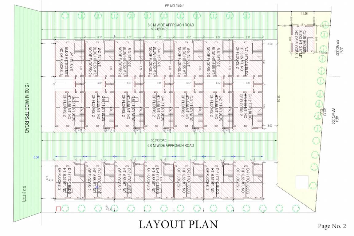  aalap bunglows Layout Plan