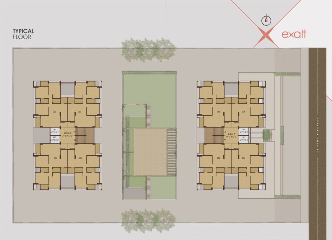  exalt Block A Cluster Plan