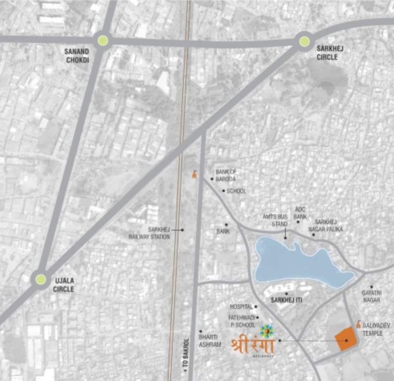  shree ranga residency Location Plan