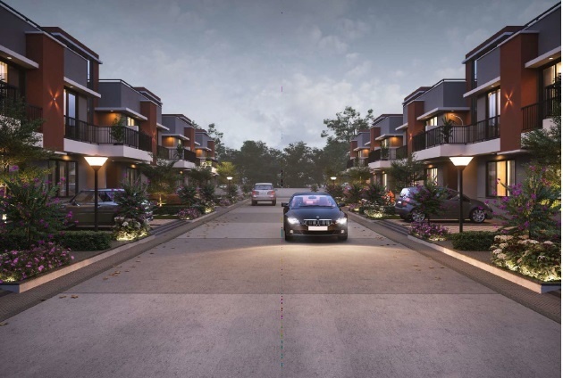 shivam bunglows Paved Compound